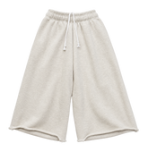 Oatmeal French Terry 3/4 Shorts