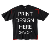 LA Apparel 1801GD Black Print