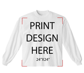 Shakawear Heavyweight Oversized Long Sleeve White Print