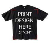 LA Apparel 1801GD Black Print