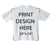 LA Apparel 1801GD White Print