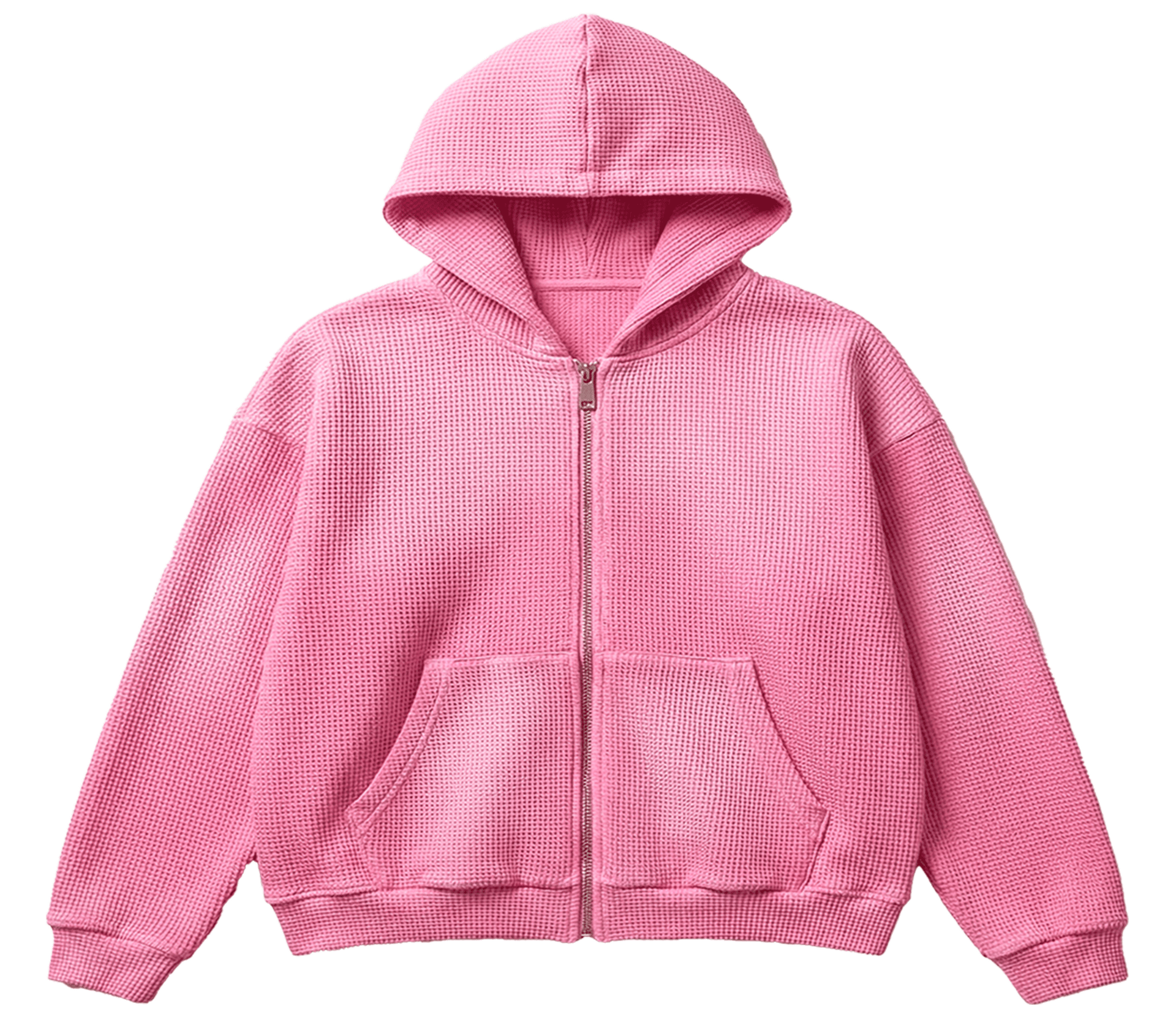 Cloud Pink Thermal Hoodie – Nycfactoryinc