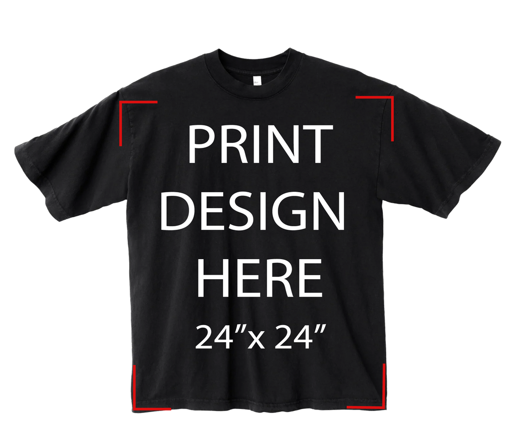 LA Apparel 1801GD Black Print
