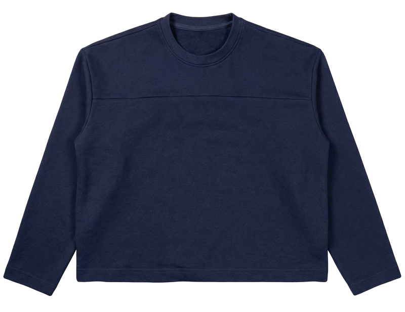 Double Panel Long Sleeve Navy
