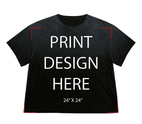 Sunfade Vintage Black Print