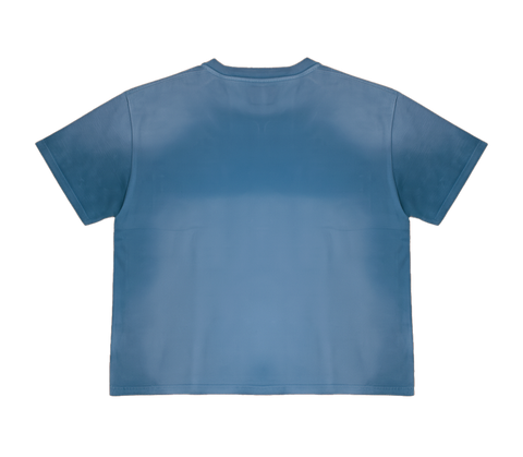Sun Fade Light Blue Print