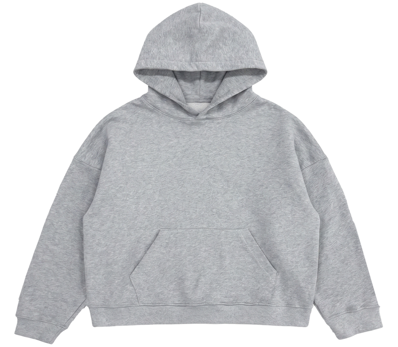 Heather Grey French Terry Hoodie