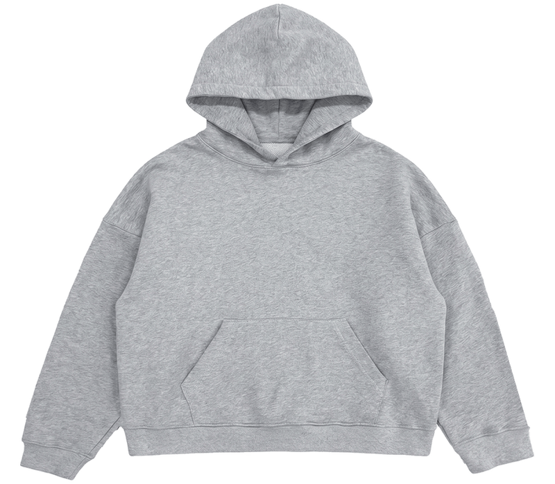 Heather Grey French Terry Hoodie