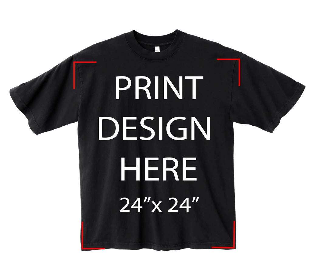 LA Apparel 1801GD Black Print