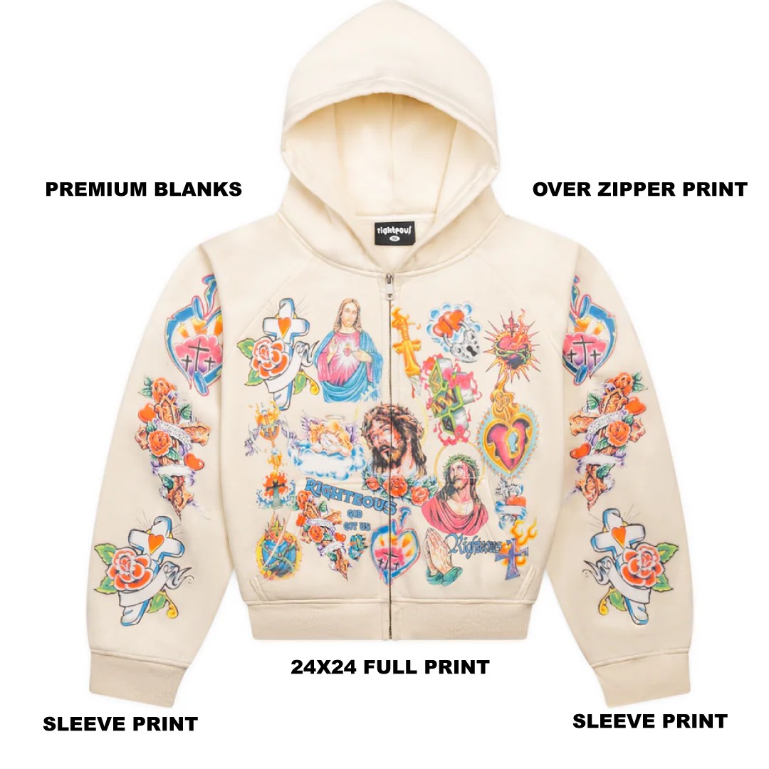 24×24 full-print hoodie